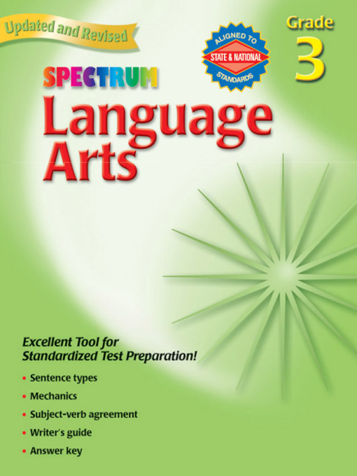 Title details for Spectrum Language Arts, Grade 3 by Spectrum - Available